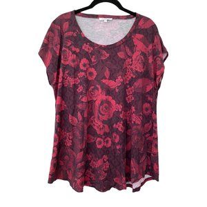 Johnny Was Rose Printed Tee